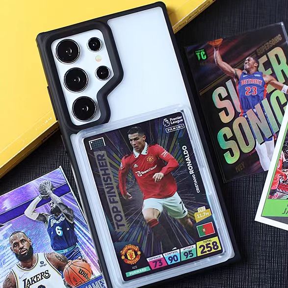 Card Display Phone Case for SAMSUNG type – Compatible with Pokémon Trading Cards