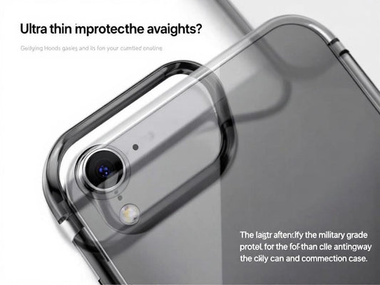 iPhone 17 military-grade ultra-thin clear protective cases