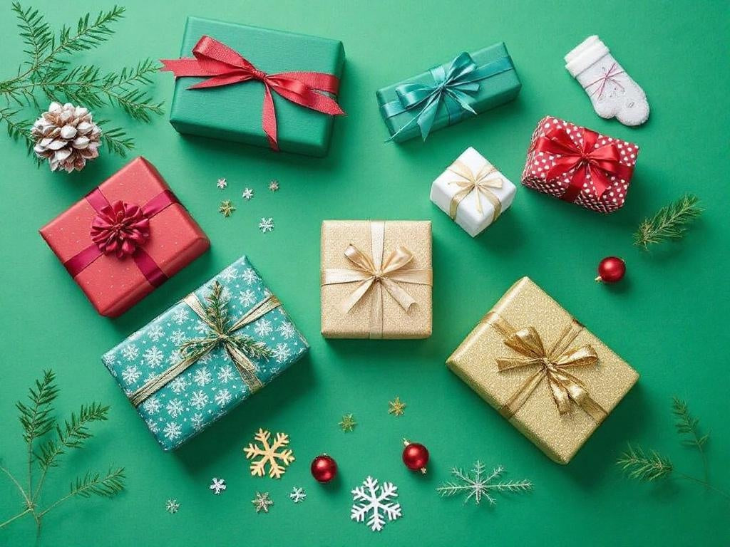  Arrangement of Holiday Gifts