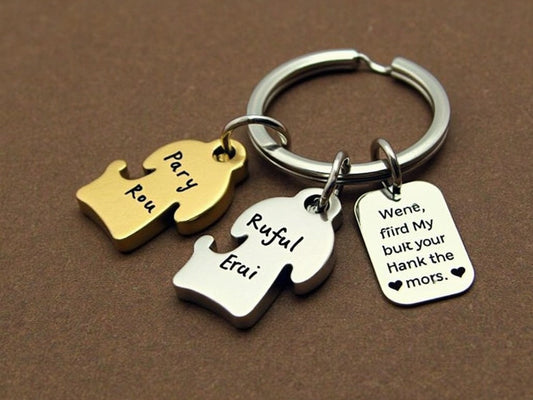 Personalized pet memorial keychains
