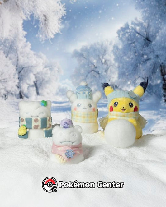 Adorable new winter-themed Snowy Softies Plush available now at the official Pokémon Center