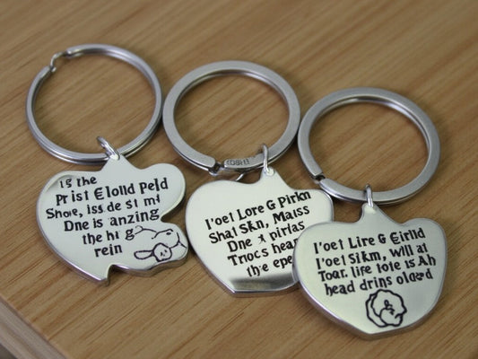 Pet memorials (keychains for deceased pets, for grieving owners)
