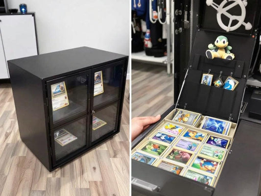   Pokémon card storage solutions comparison between Steelcase and Case-It for collectors