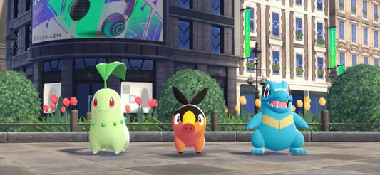 Transfer from Pokémon Legends Z-A to Pokémon HOME to get Alpha Chikorita, Tepig and Totodile
