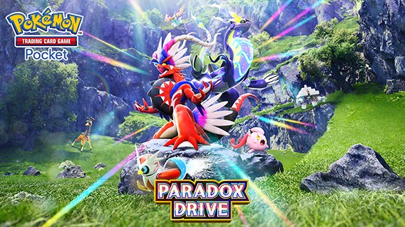 Video: New Pokémon TCG Pocket Paradox Drive expansion available now featuring the debuts of Paradox Pokémon, Koraidon ex, Miraidon ex, Iron Bundle ex, Raging Bolt, Professor Turo and Professor Sada Supporter cards and more