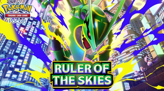 Pokémon TCG Pocket Ruler of the Skies expansion available now with new Mega Rayquaza ex, Mega Lucario ex, Mega Houndoom ex cards and much more