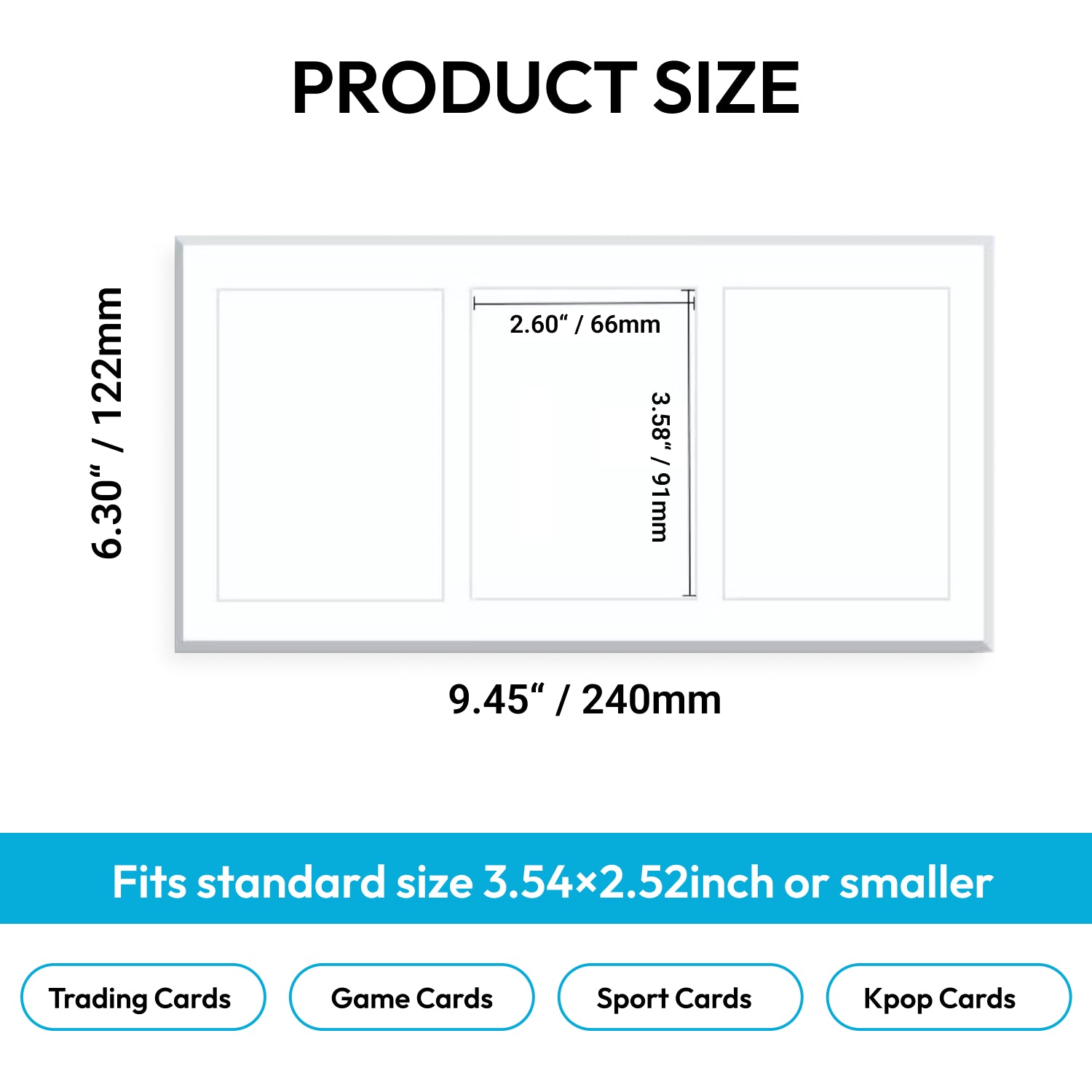 graded card dimensions MintFit PSA Graded Card Sleeves