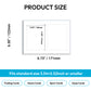 Acrylic graded card display case product details and dimensions