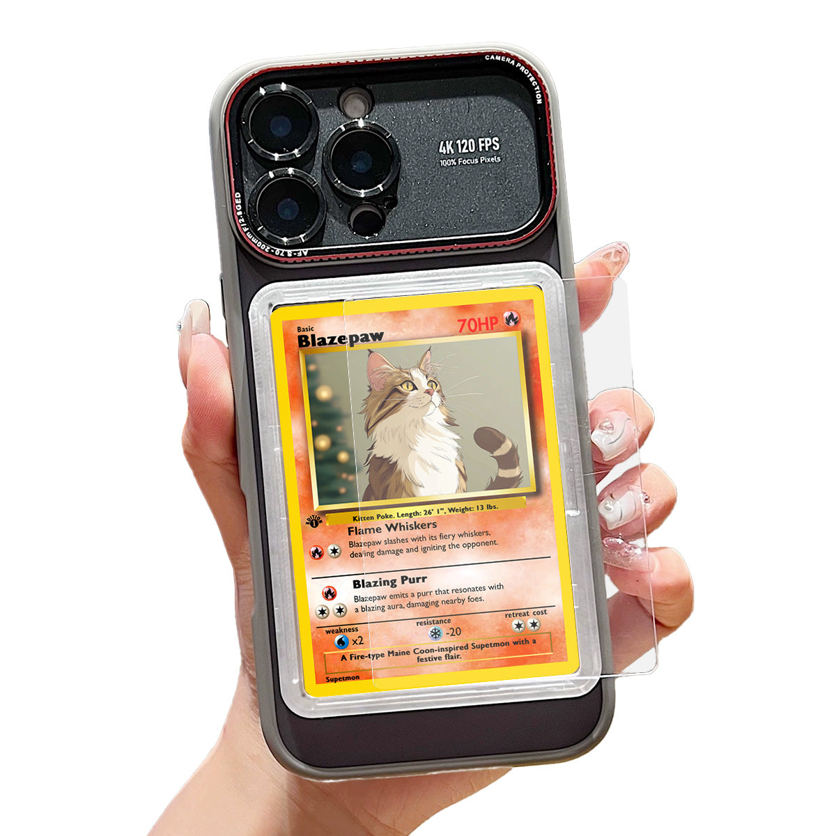 Card/Photo Display Phone Case for Magsafe Device | TCG/Picture Display Top Loaders & Sleeves | Compatible Pokemon Cards, Sports, One Piece, Magic