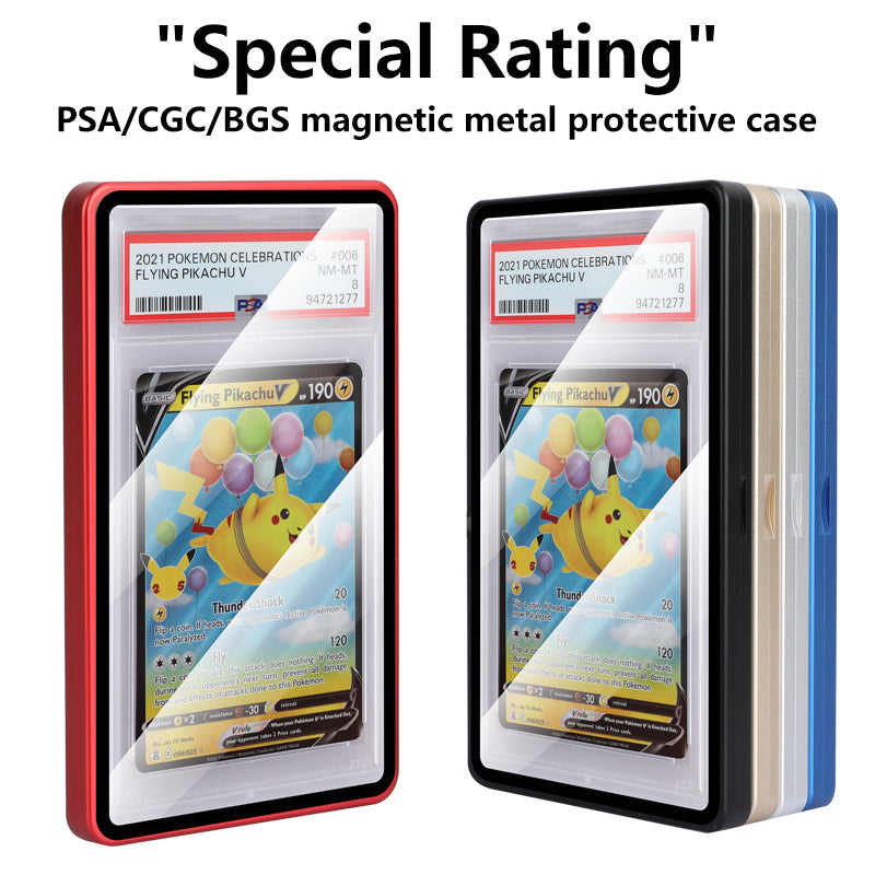 SuprPetrix Magnetic Graded Card Protector for 35PT PSA/CGC/CSG, Premium Aluminum Trading Card Showcase, Personalized Slab Bumper with UV-Resistant Tempered Glass, Ideal for Display & Long-Term Storage - product image 13