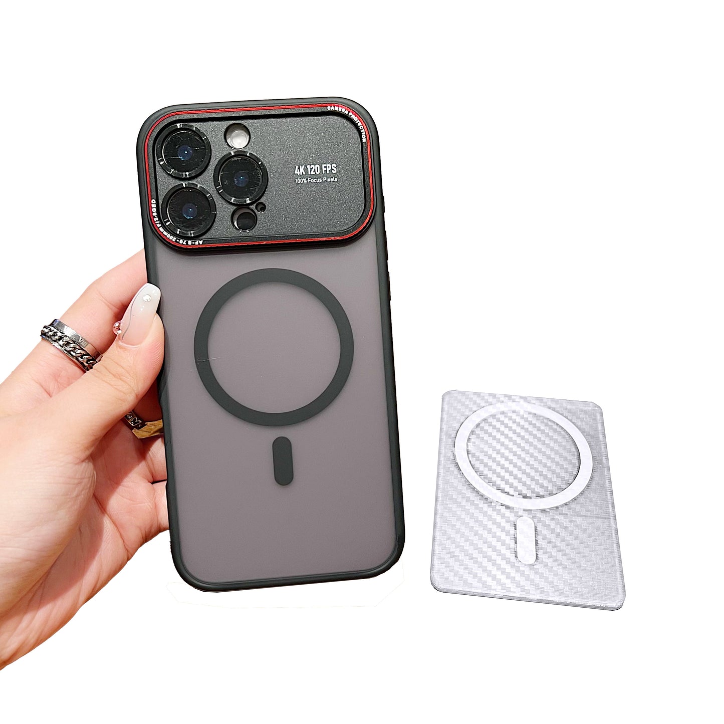 Card/Photo Display Phone Case for Magsafe Device | TCG/Picture Display Top Loaders & Sleeves | Compatible Pokemon Cards, Sports, One Piece, Magic