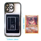【for iPhone 17 Series】Biozzing Card/Photo Display Phone Case for iPhone | PTCG/Picture Display Top Loaders & Sleeves | Compatible with Pokemon Cards, Sports, One Piece【ICY-Clear】