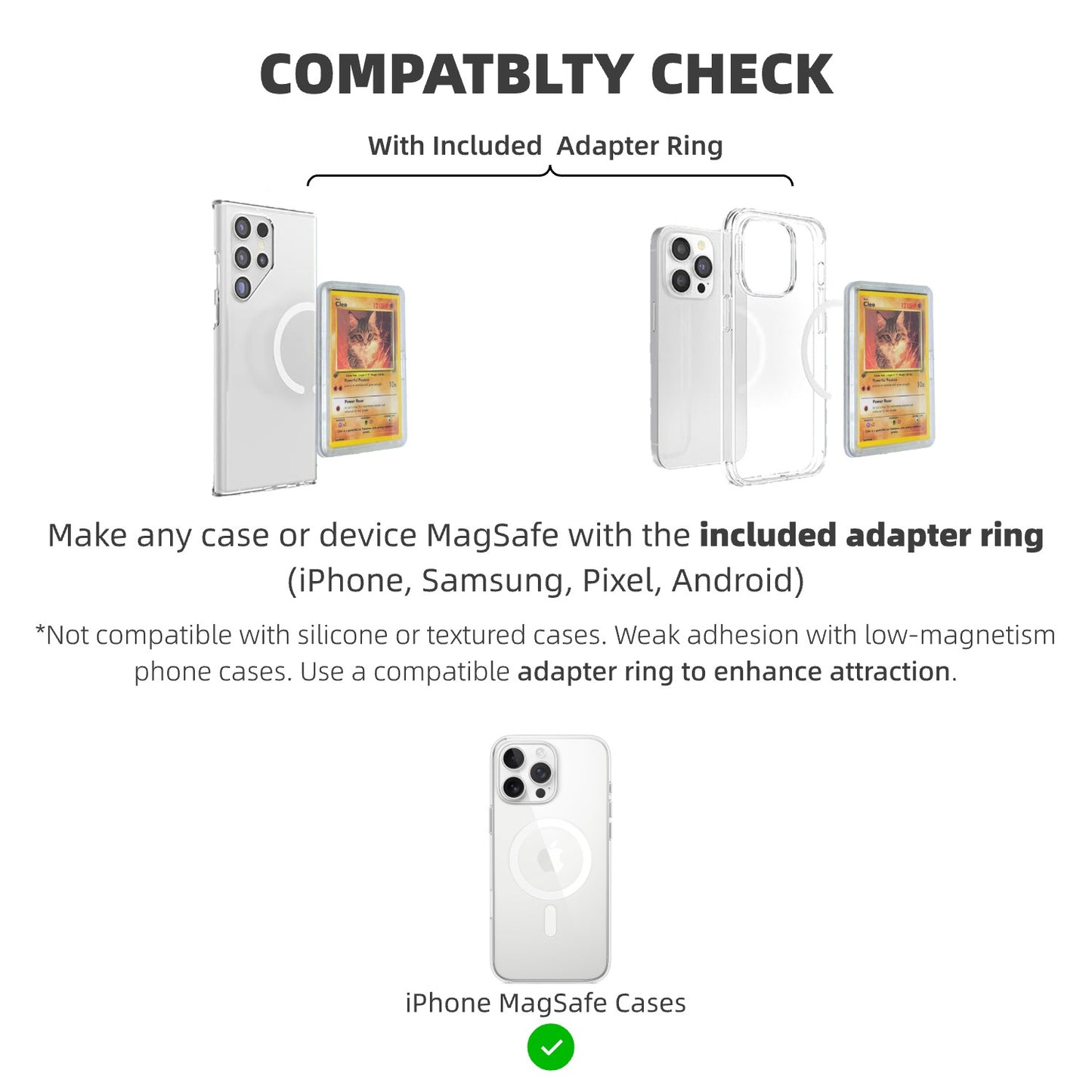 SuprPetrix MagSafe TCG card holder product details