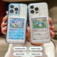 Card/Photo Display Phone Case for iPhone | PTCG/Picture Display Top Loaders & Sleeves | Compatible with Pokemon Cards, Sports, One Piece, Magic