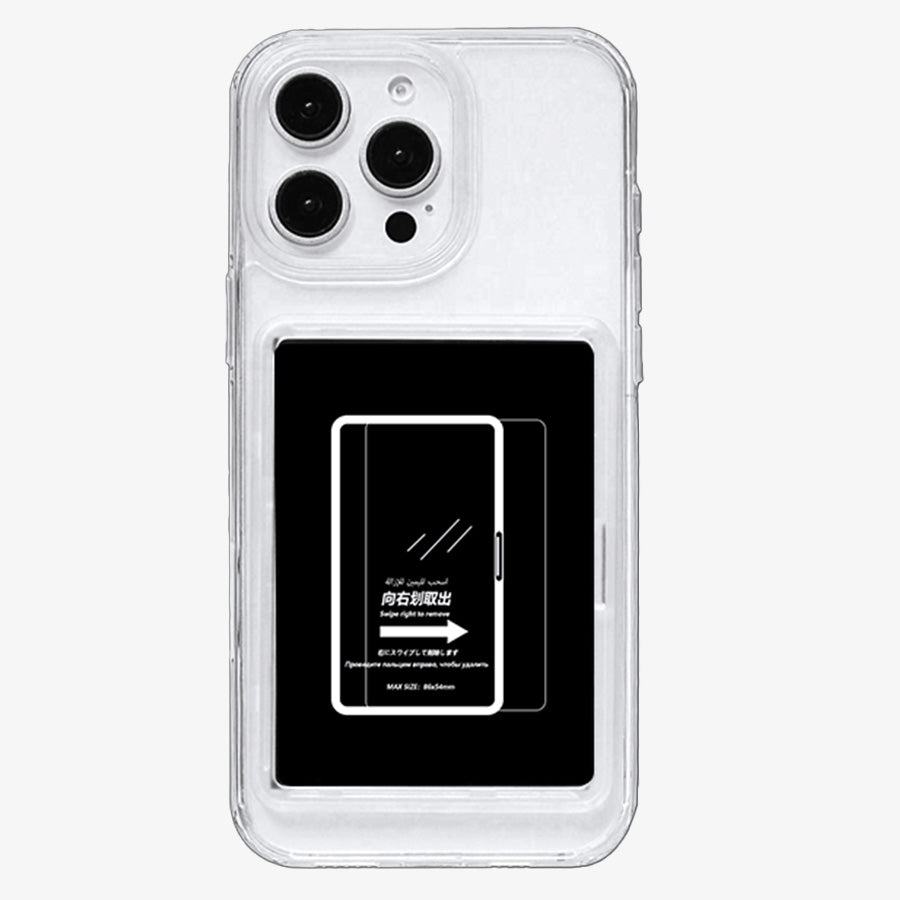 Custom Card-Display Phone Case – Compatible with Pokémon Trading Cards