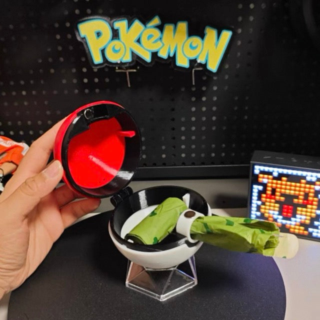 Outdoor Pokémon Poké Ball Dog Waste Bag Holder
