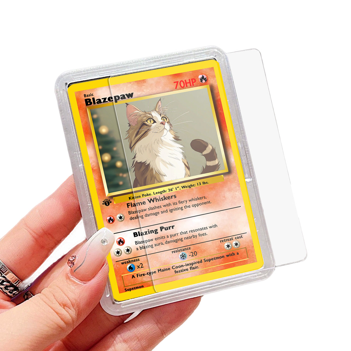 MagSafe magnetic TCG card holder - transparent display sleeve