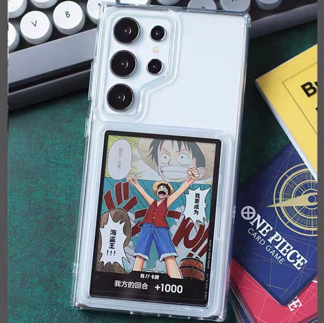 Card Display Phone Case for SAMSUNG type – Compatible with Pokémon Trading Cards